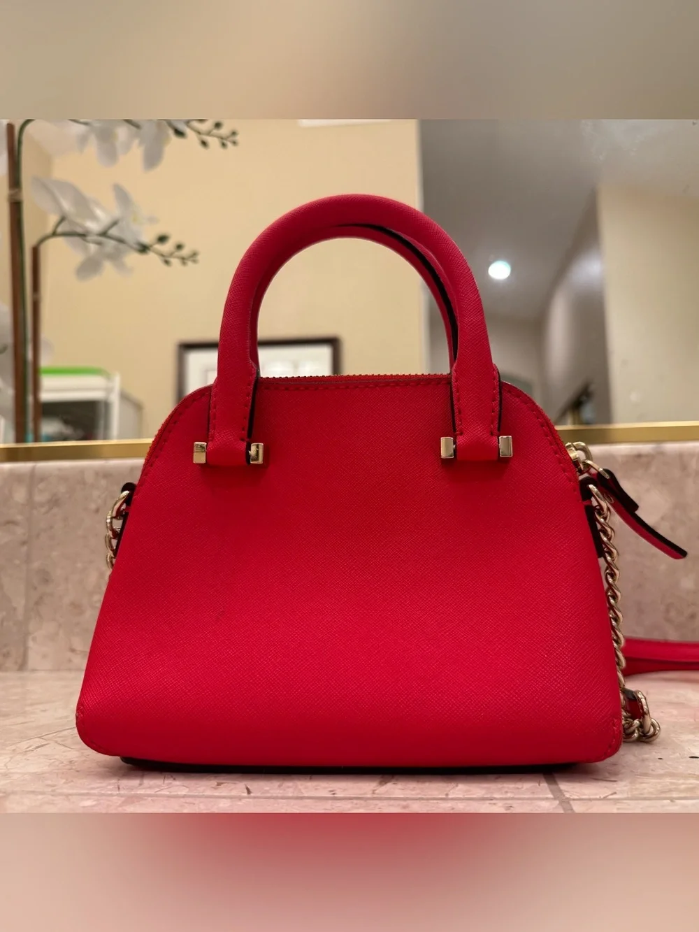 Kate Spade Cedar Street Mini Maise Crossbody Satchel with Chain Strap